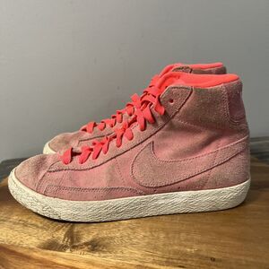 Nike Shoes Youth 4.5 Y Blazer High Top GS  Neon Pink Shoes 895850-605 Sneakers